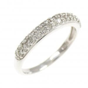K18WG ダイヤモンド リング 0.25CT