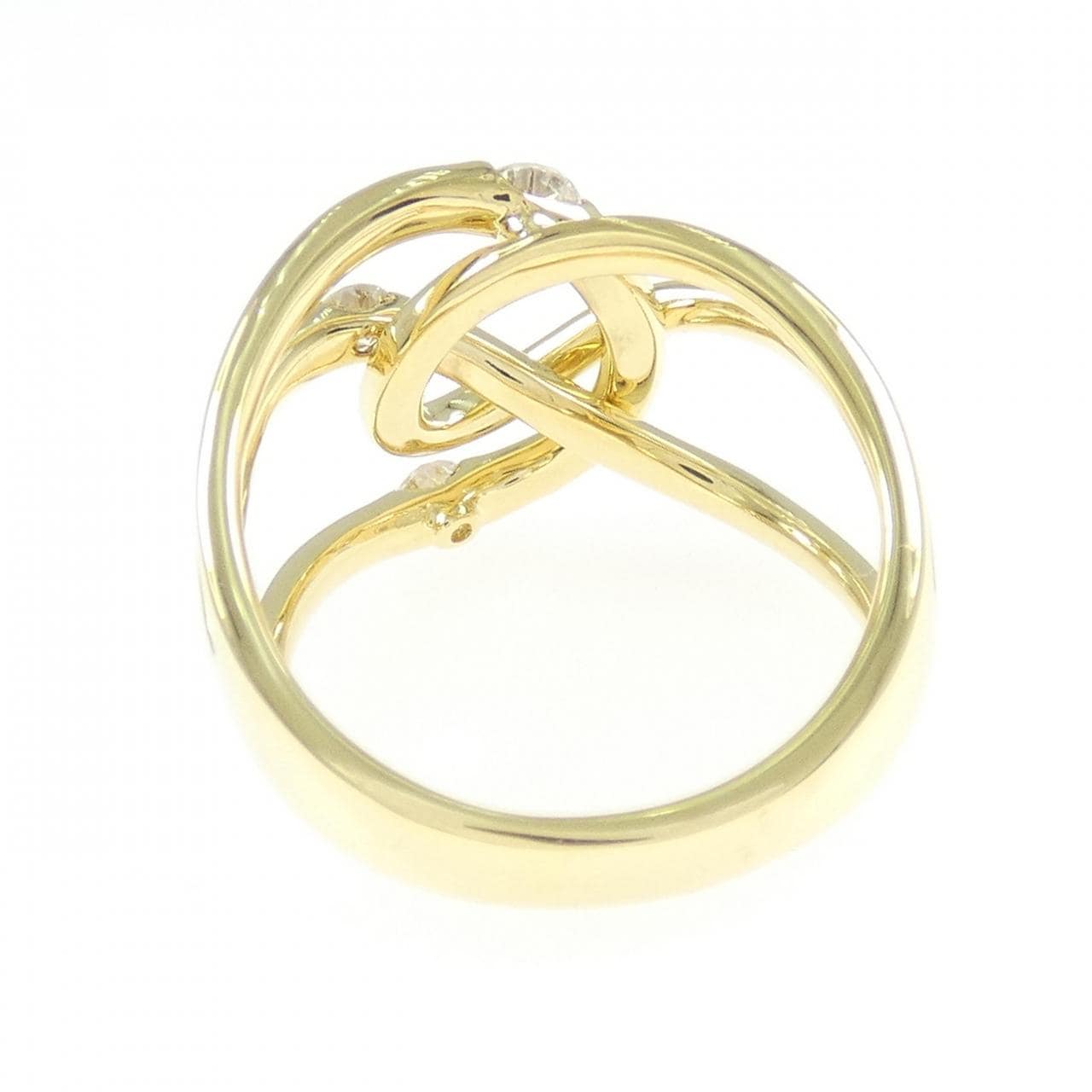 K18YG ダイヤモンド リング 0.30CT