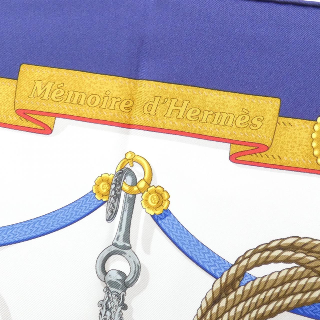 エルメス MEMOIRE D'HERMES カレ スカーフ