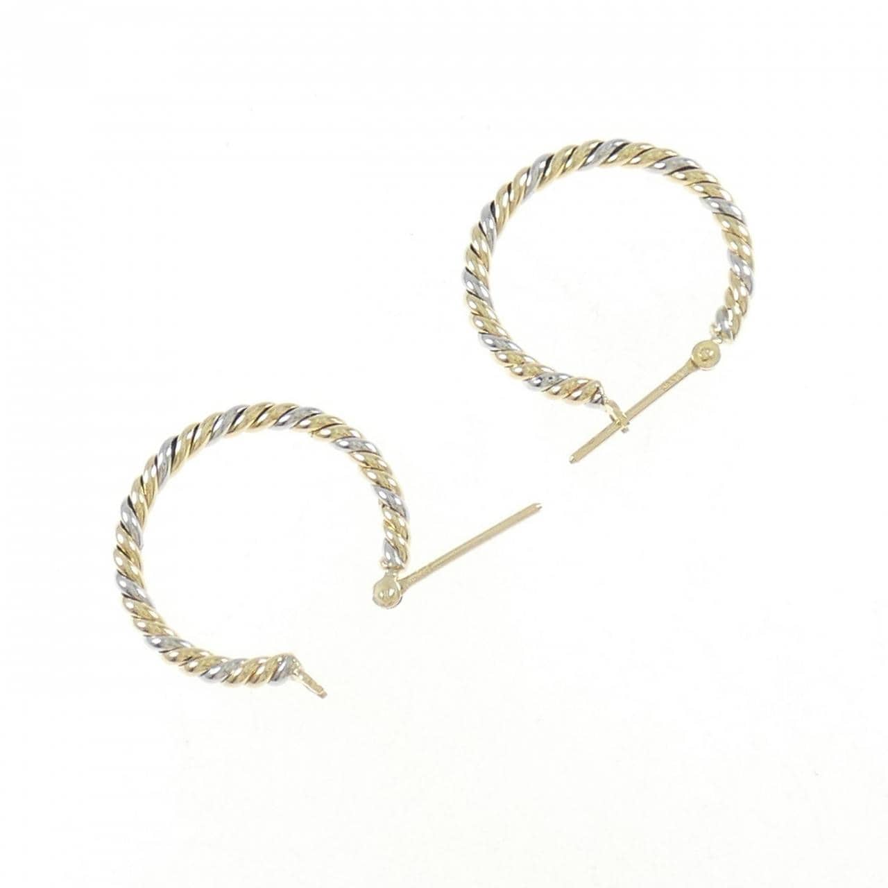 K18YG/PT earrings