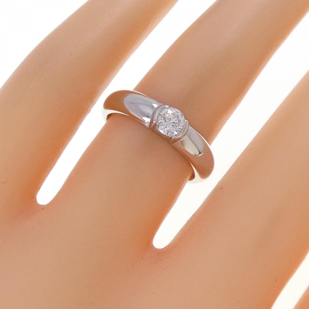 ティファニー ドッツ リング 0.25CT D VS1