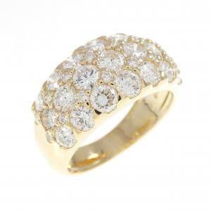 K18YG ダイヤモンド リング 2.43CT