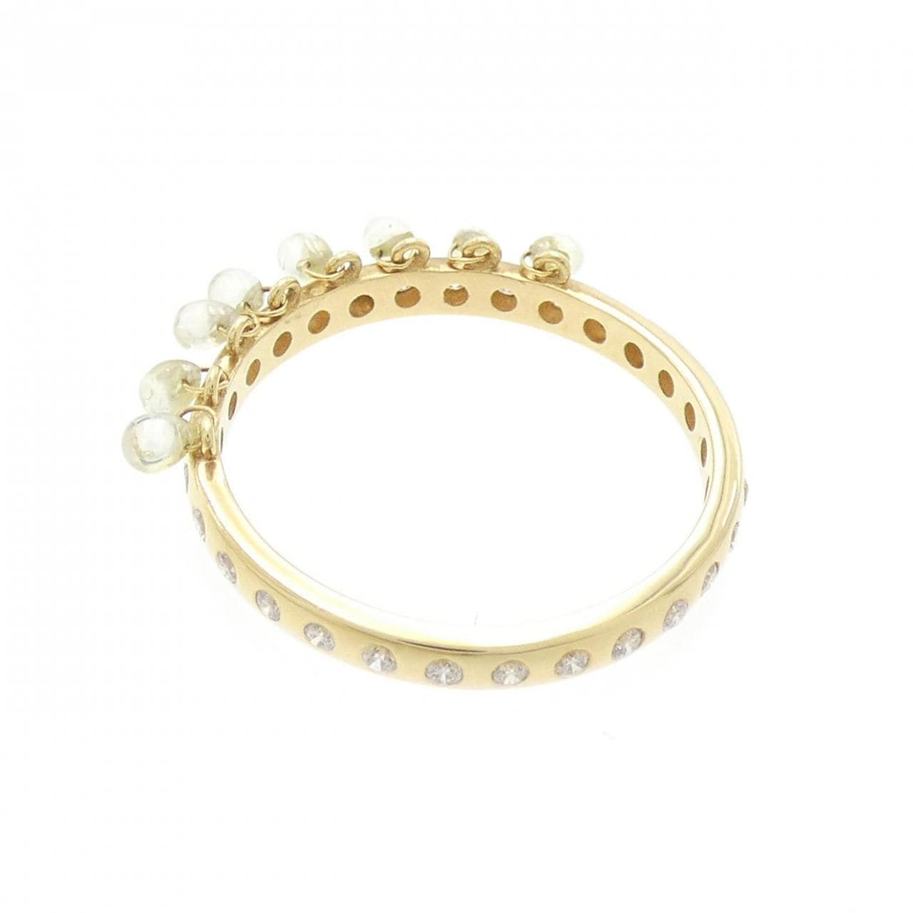 [BRAND NEW] K18YG Full Eternity Diamond Ring 0.67CT