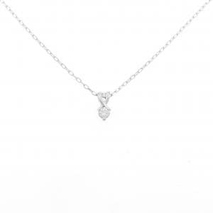 K18WG ダイヤモンド ネックレス 0.078CT