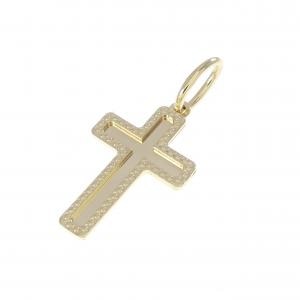 K18YG クロス ペンダント