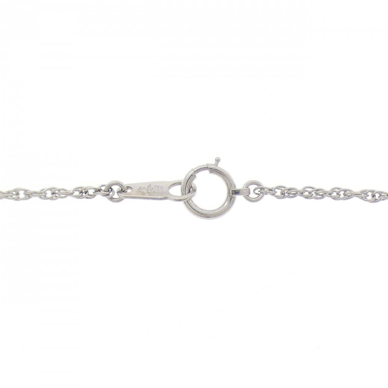 PT900/K18YG/PT850 ダイヤモンド ネックレス 0.14CT