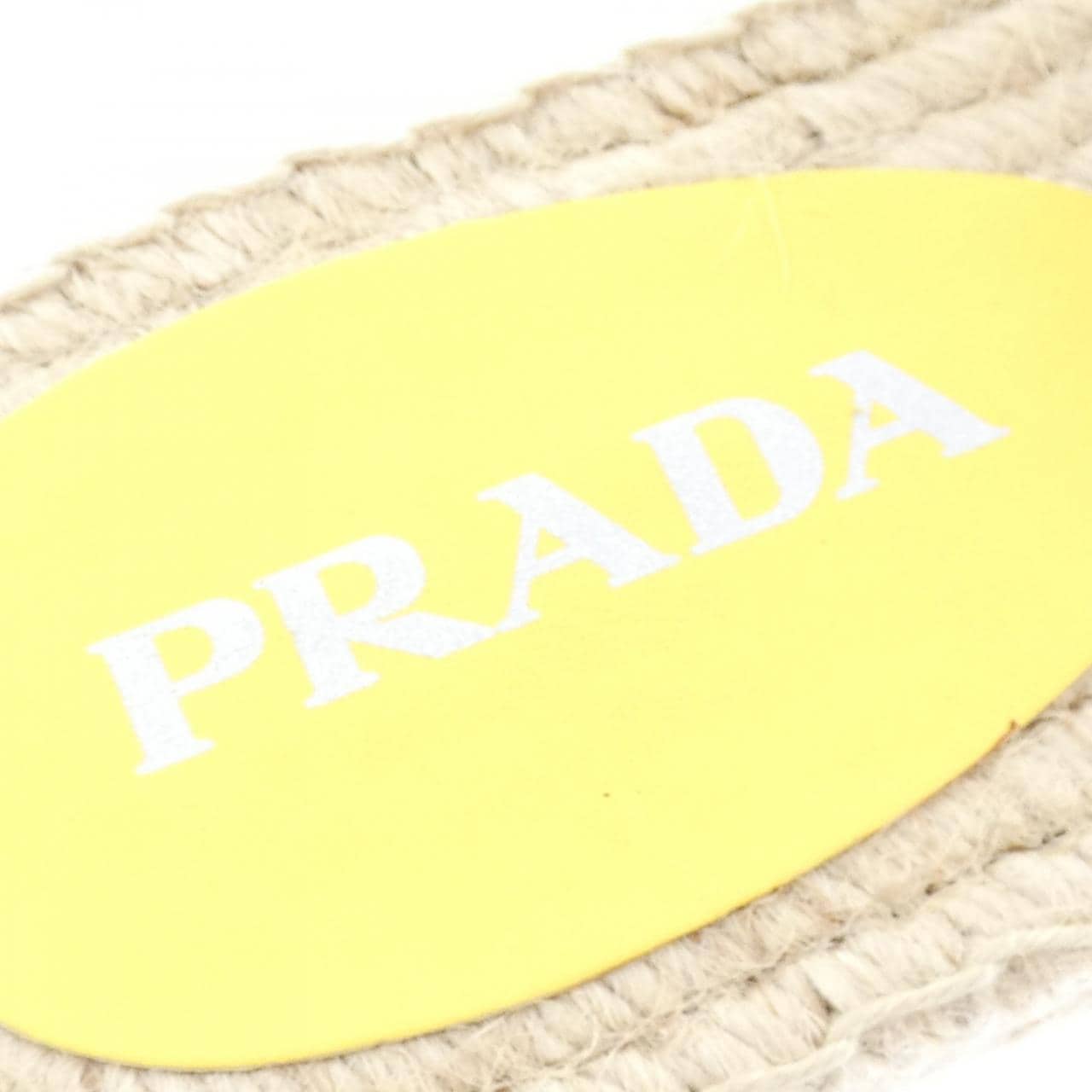 プラダ PRADA トライアングルロゴ　エスパドリーユ 1XX619 サンダル