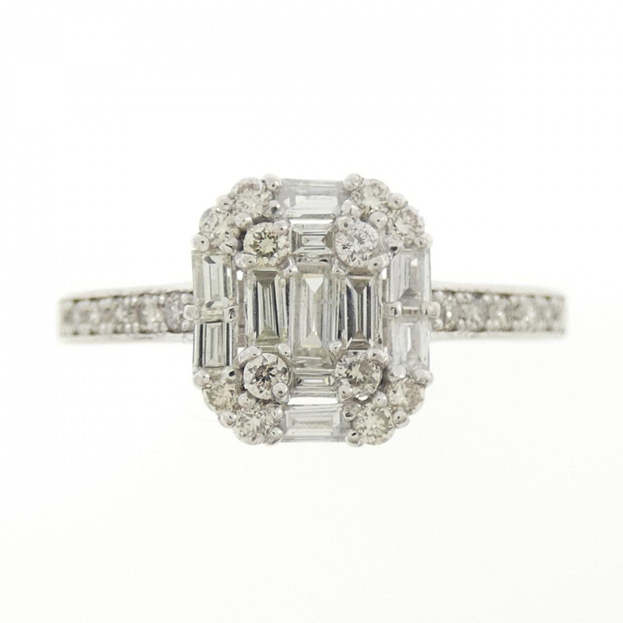 PT950 ダイヤモンド リング 0.50CT