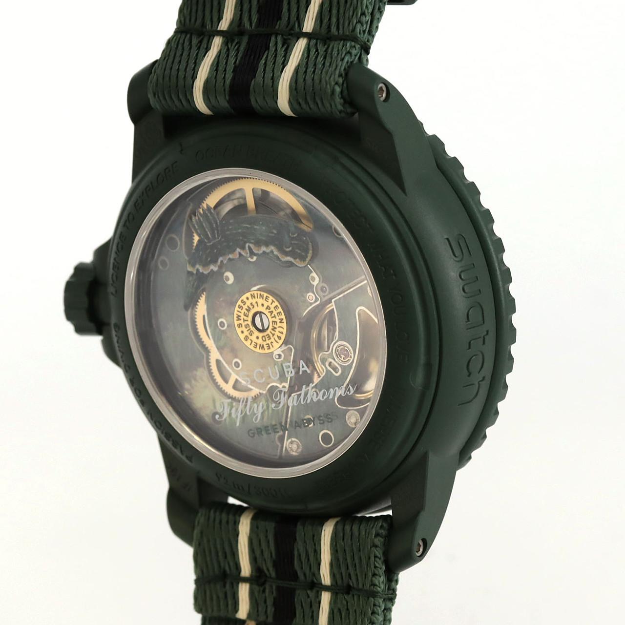 スウォッチ スウォッチ×ブランパン･フィフティファゾムス グリーンアビス S035G100 その他 自動巻