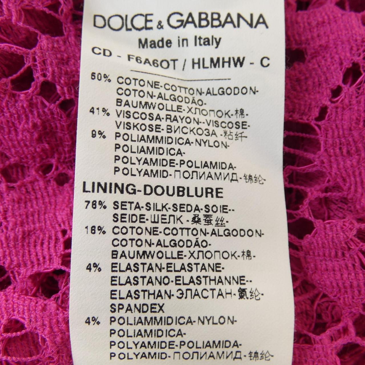 ドルチェアンドガッバーナ DOLCE&GABBANA ワンピース