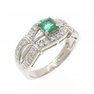 PT900 エメラルド リング 0.39CT