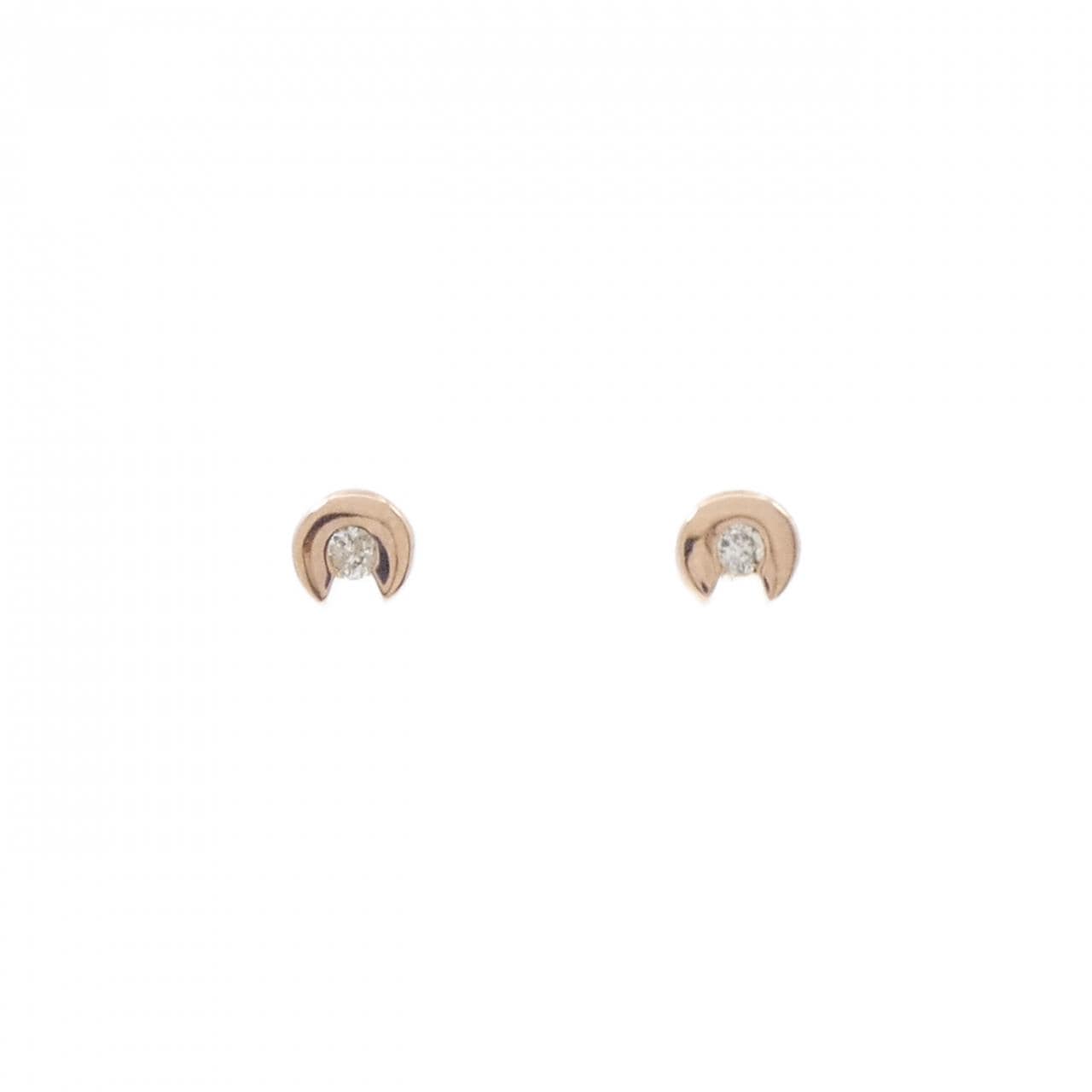 K14PG/K14YG ダイヤモンド ピアス 0.06CT