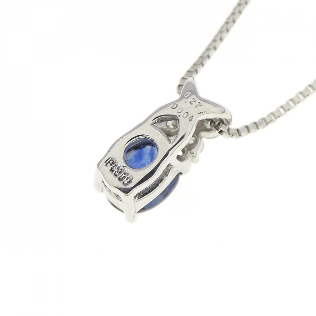 PT Sapphire Necklace 0.27CT