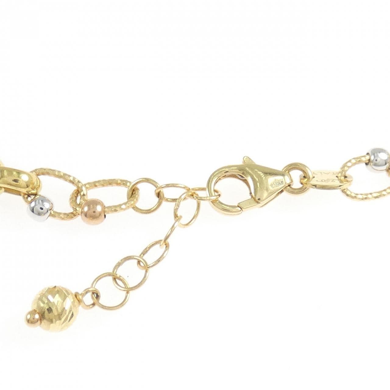 【新品】750スリーカラー ブレスレット