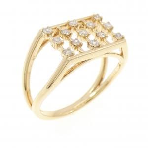 【新品】K18YG ダイヤモンド リング 0.23CT