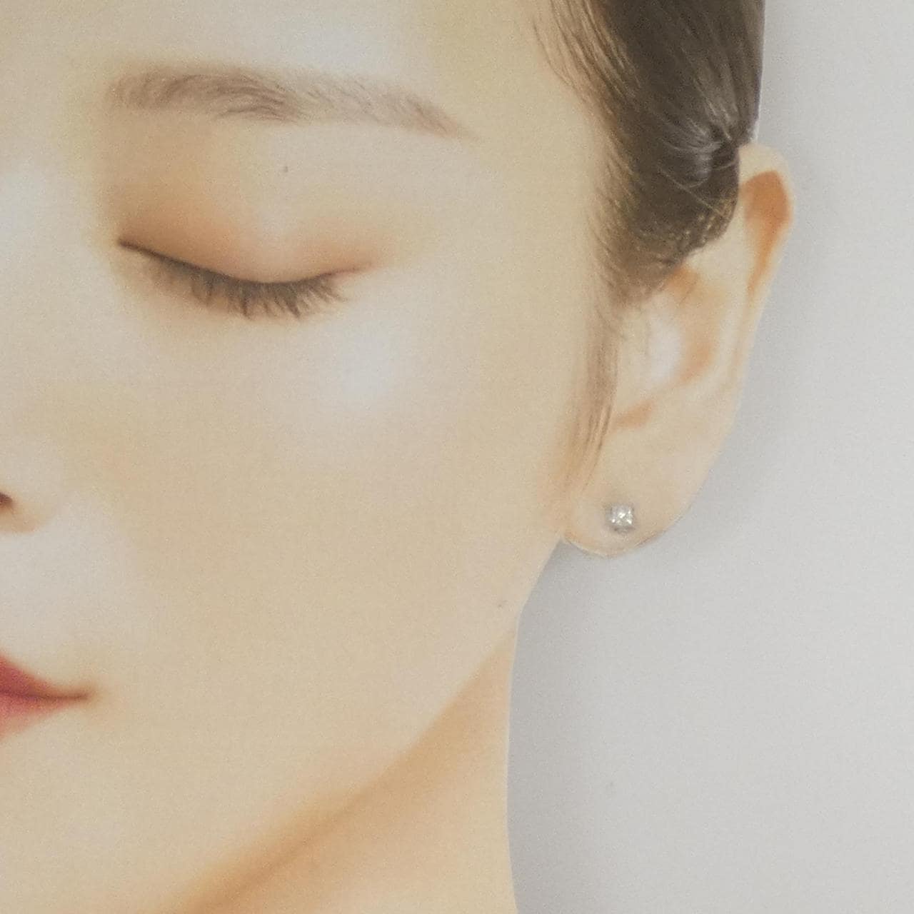 PT900 ダイヤモンド ピアス 0.40CT