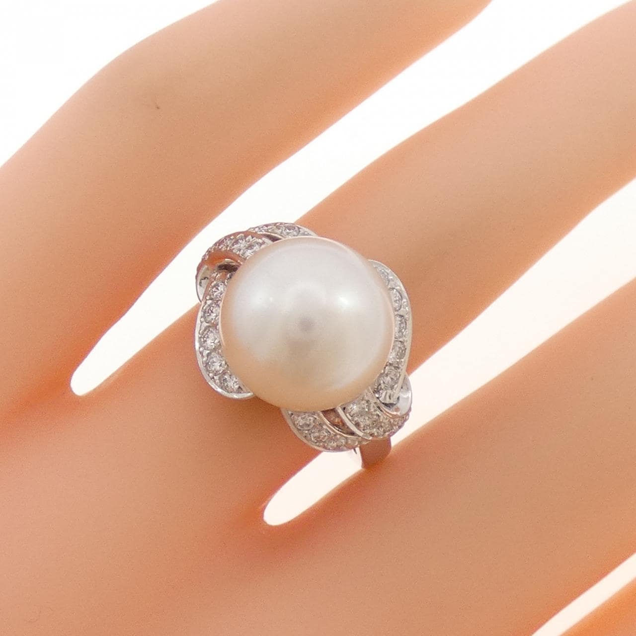 ミキモト 白蝶パール リング 10.8mm