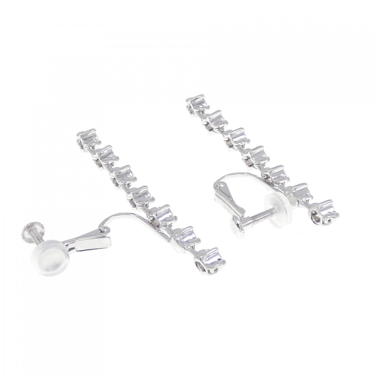 K18WG Diamond earrings 1.00CT