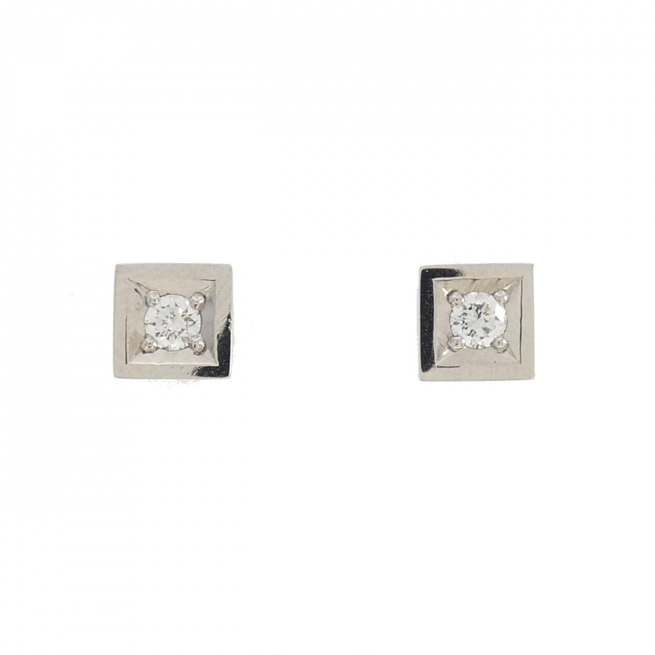 PT ダイヤモンド ピアス 0.12CT
