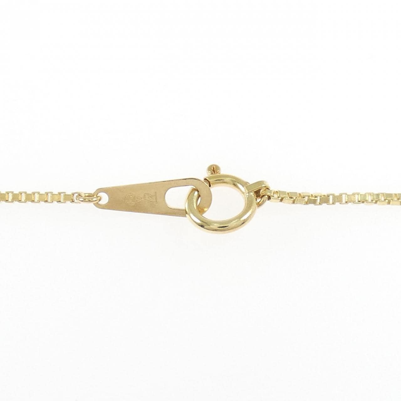 K18YG ダイヤモンド ネックレス 1.097CT L SI2 ペアシェイプ