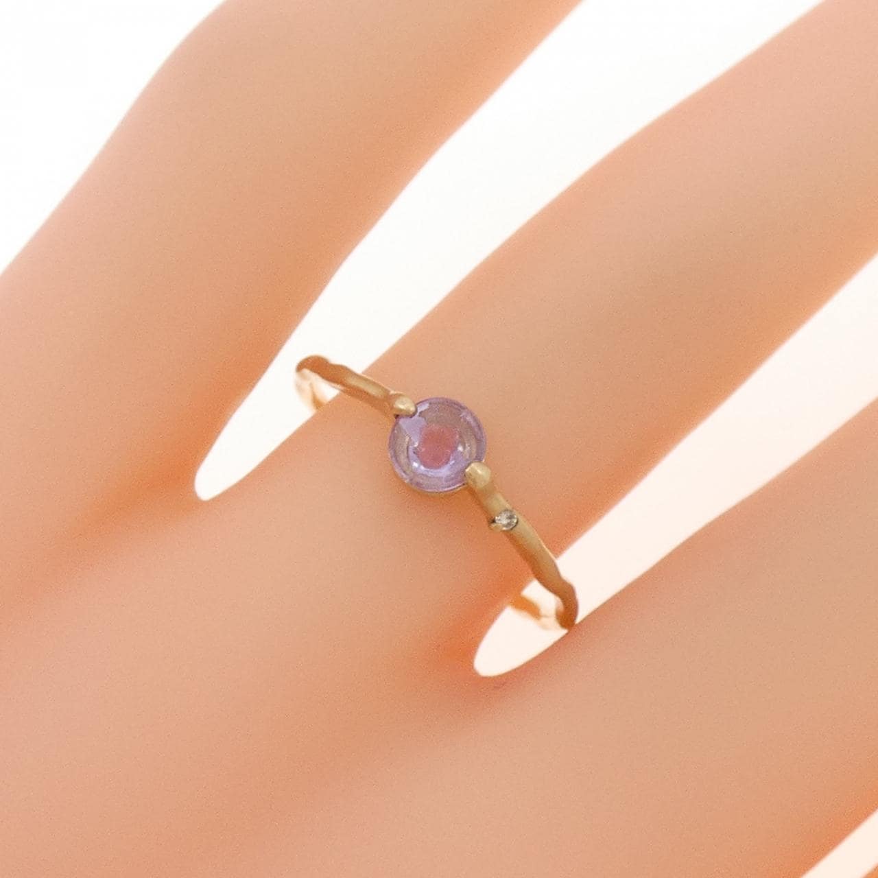 アガット アメジスト リング