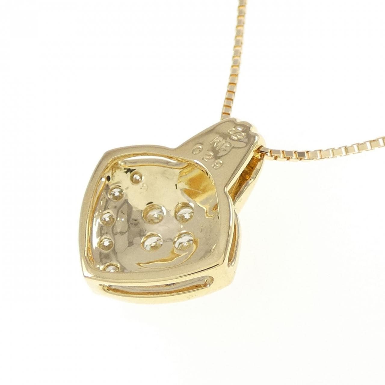 K18YG ダイヤモンド ネックレス 0.29CT