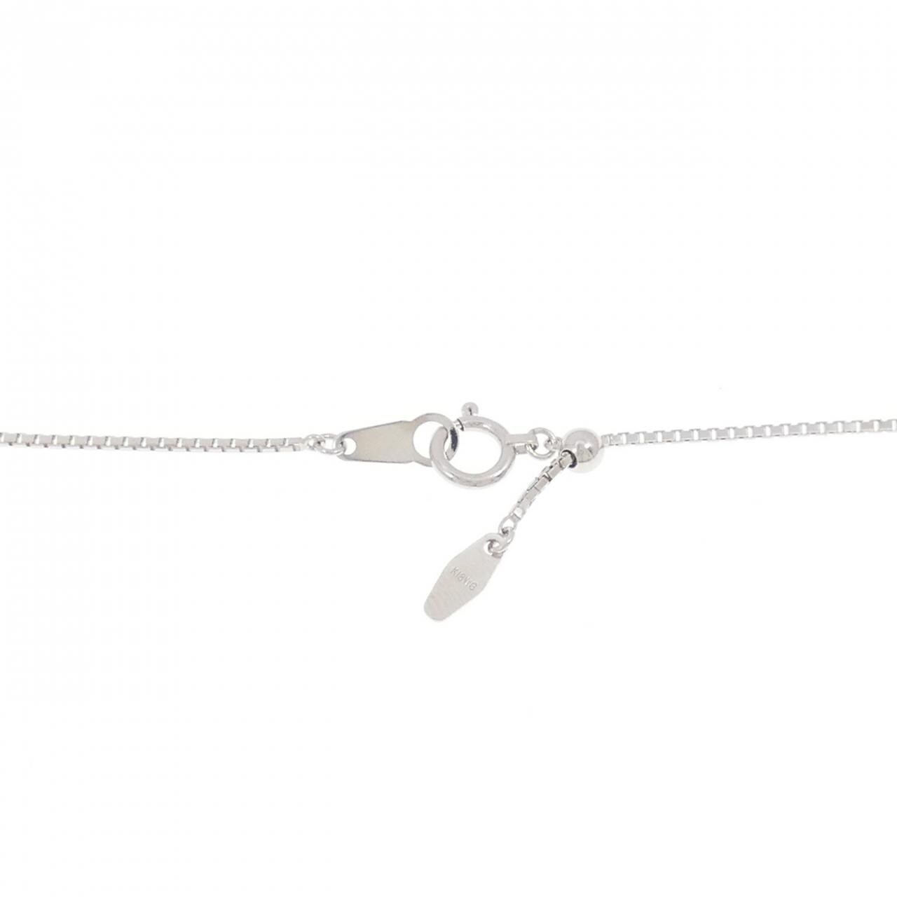 K18WG クロス ダイヤモンド ネックレス 1.00CT