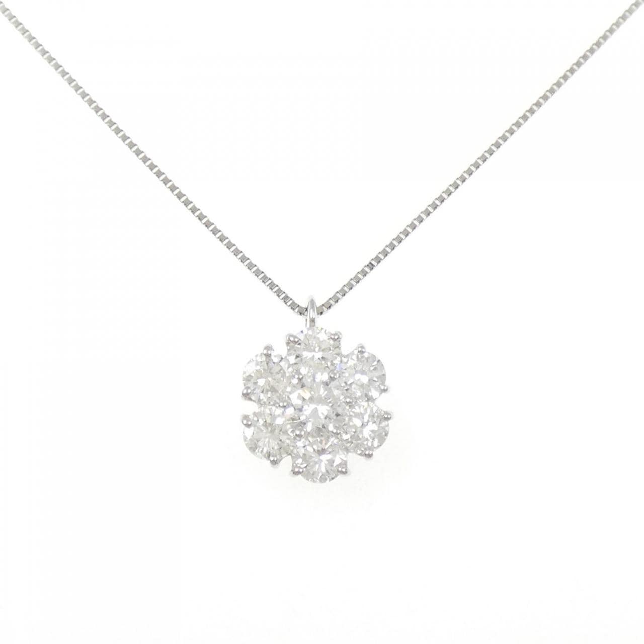 PT900/PT850 ダイヤモンド ネックレス 1.50CT