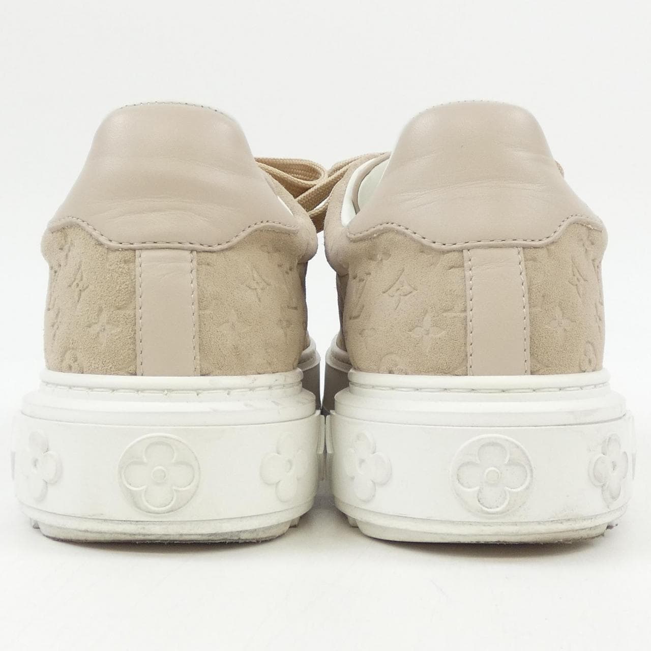 ルイヴィトン LOUIS VUITTON ミニモノグラムエンボス タイムアウトライン スニーカー