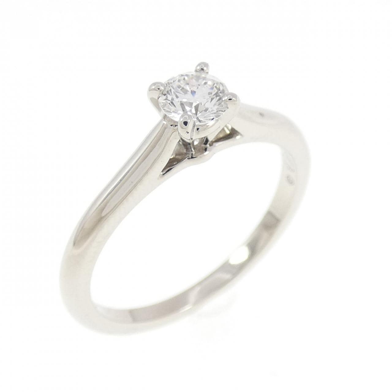 カルティエ 1895 ソリテール リング 0.25CT D VVS2 3EXT