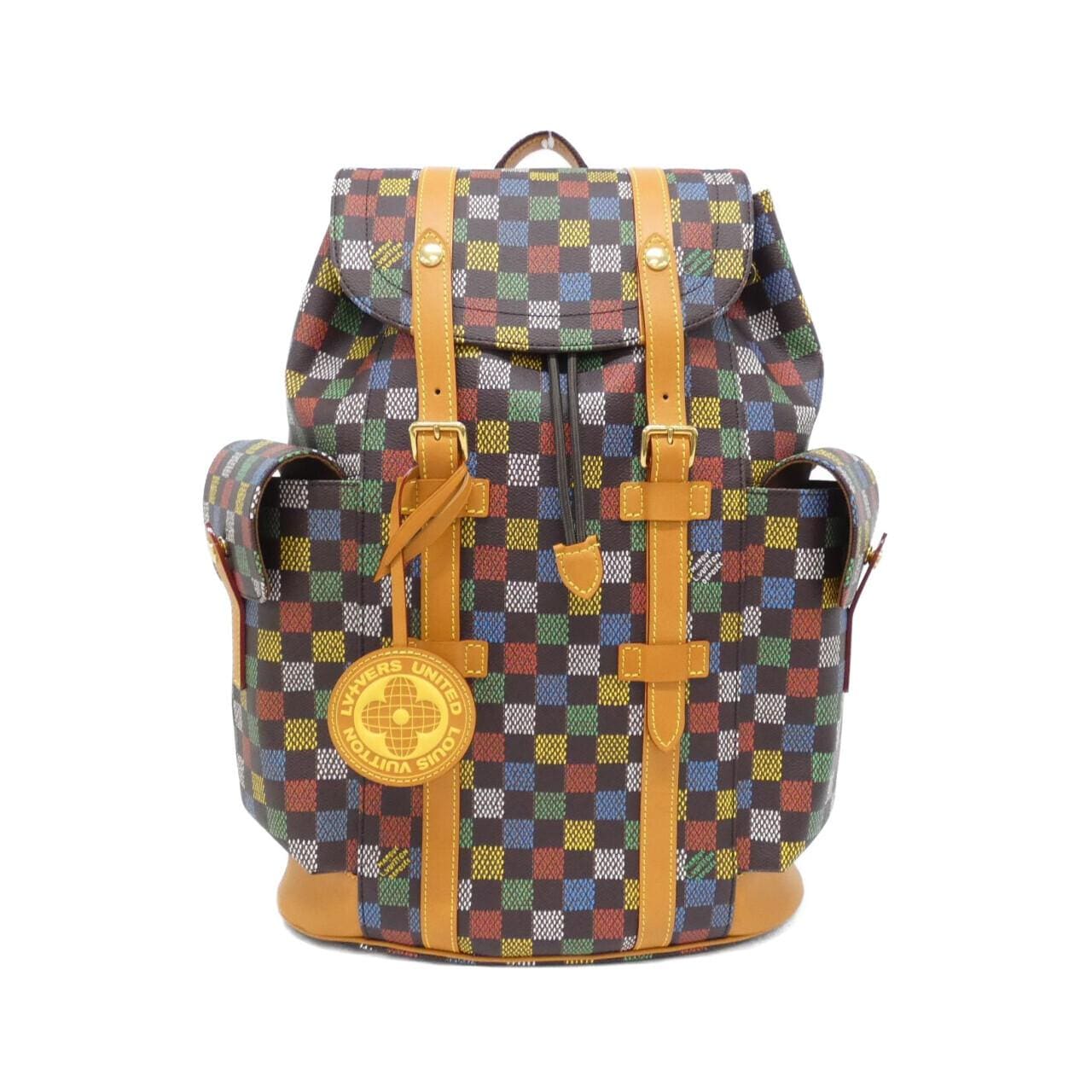 LOUIS VUITTON Damier Ebene (LV Birds) Christopher MM N00163双肩包