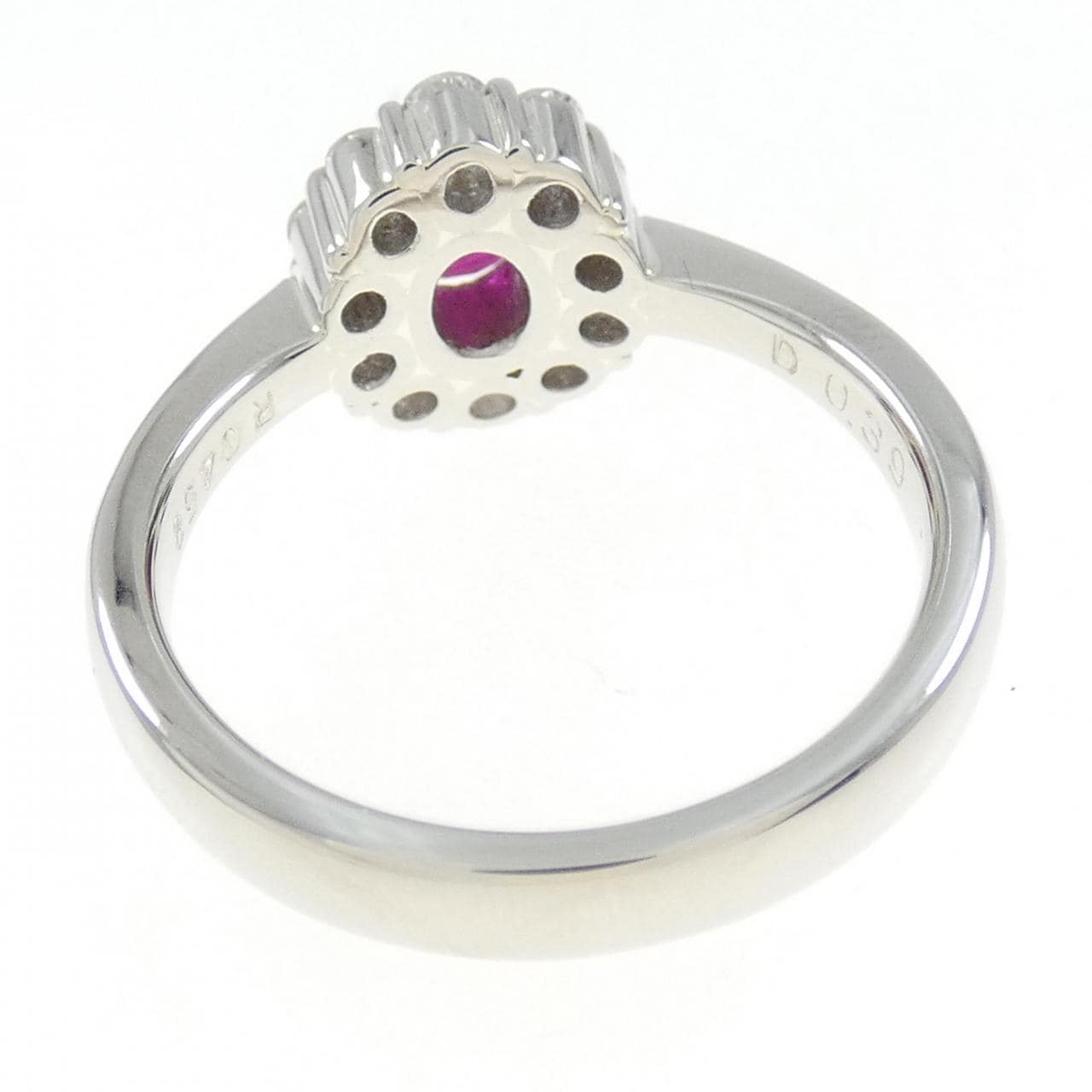 PT ルビー リング 0.458CT