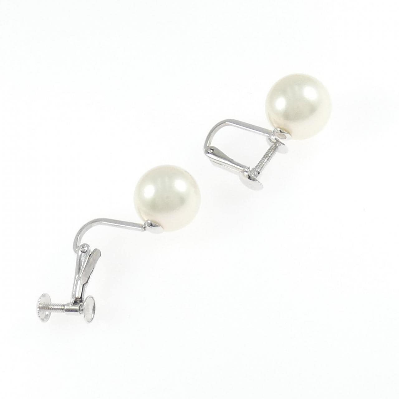 PT900 アコヤパール イヤリング 9.5mm