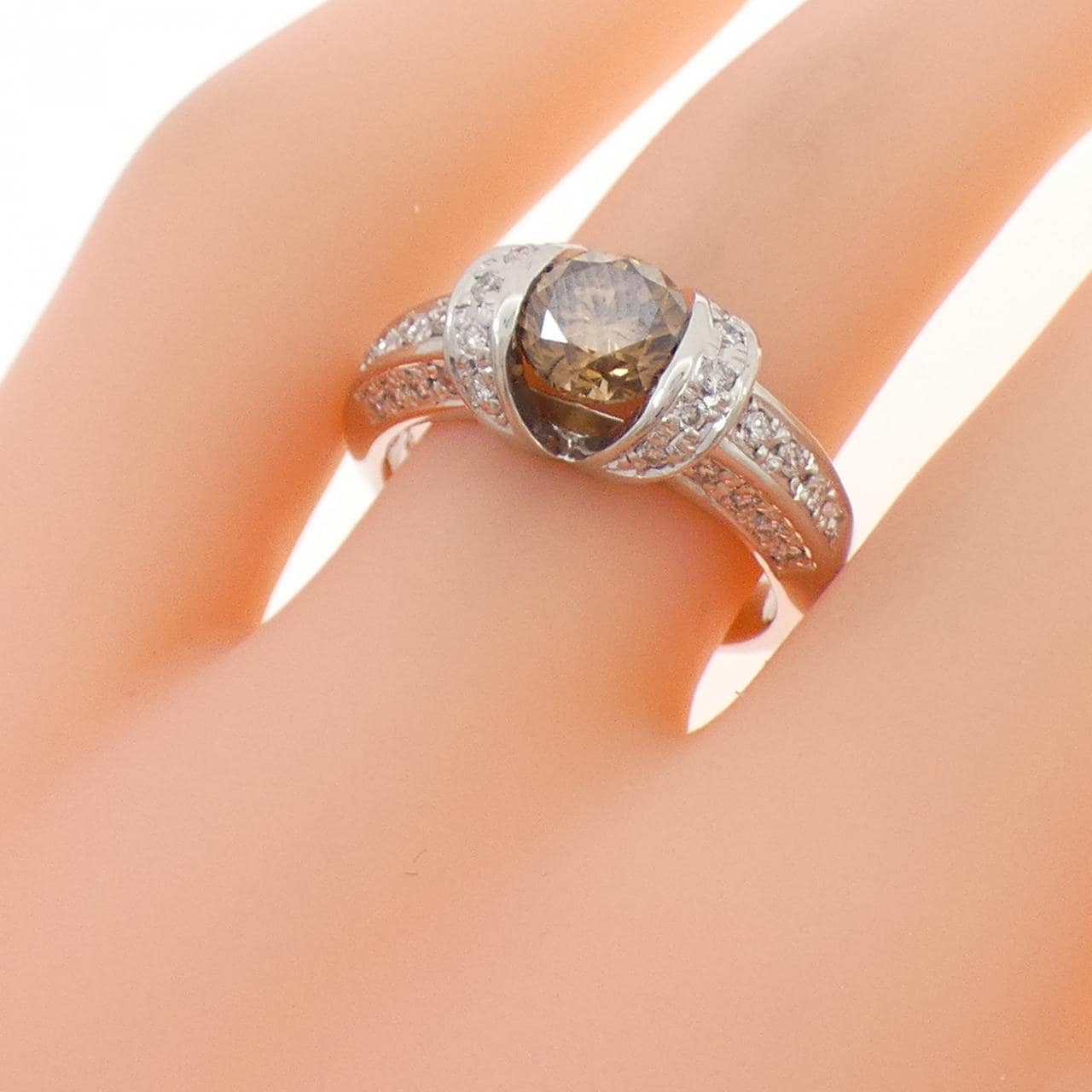 PT ダイヤモンド リング 1.010CT