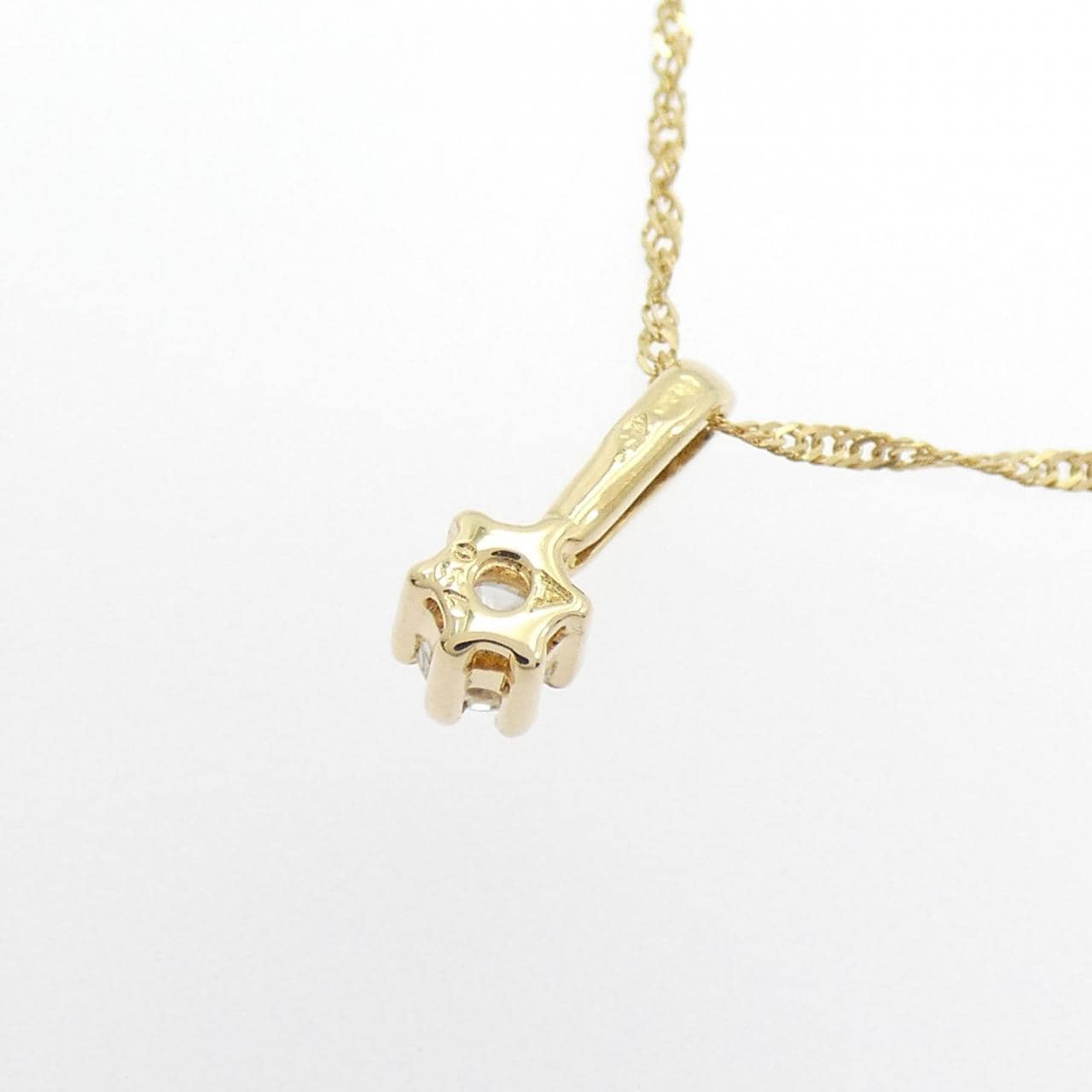 750YG/K18YG ダイヤモンド ネックレス