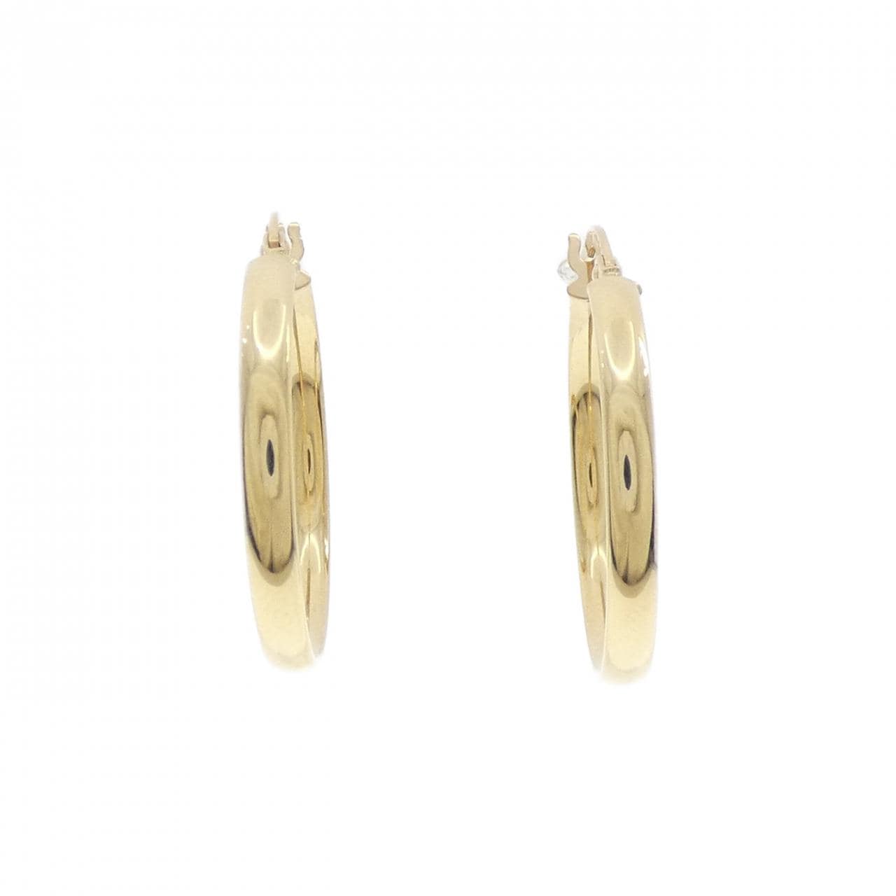 [BRAND NEW] 750YG hoop earrings
