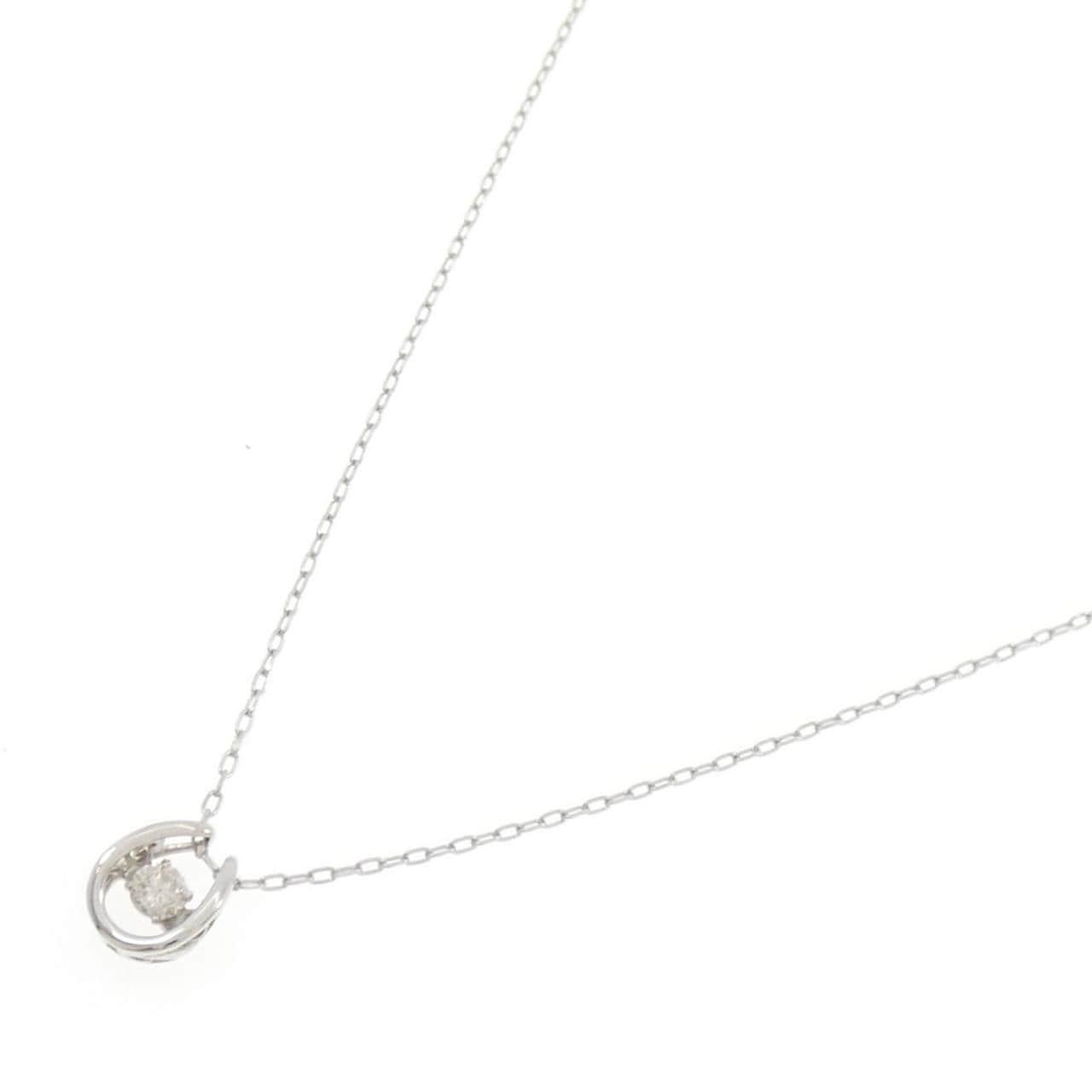 PT900/PT850 ダイヤモンド ネックレス 0.10CT