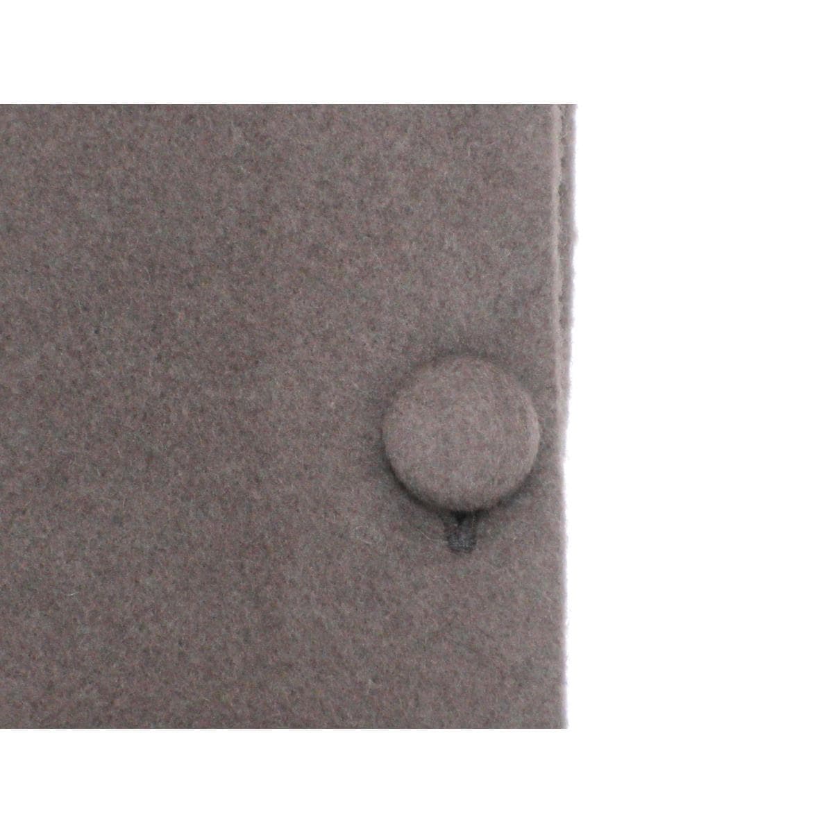 【新品】ケープ カシミヤ混ウール ロール衿