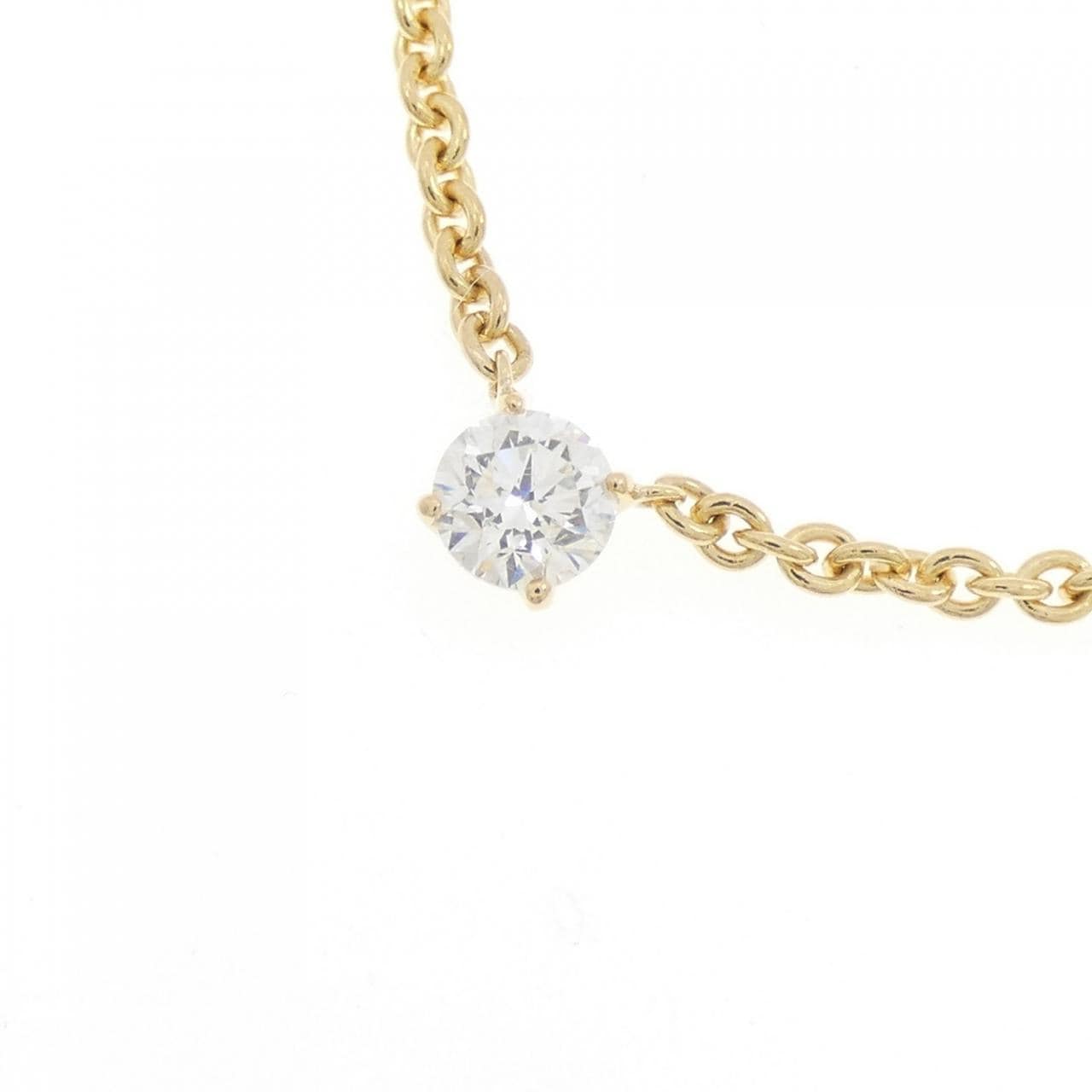 K18YG ダイヤモンド ネックレス 0.313CT G I1 Good