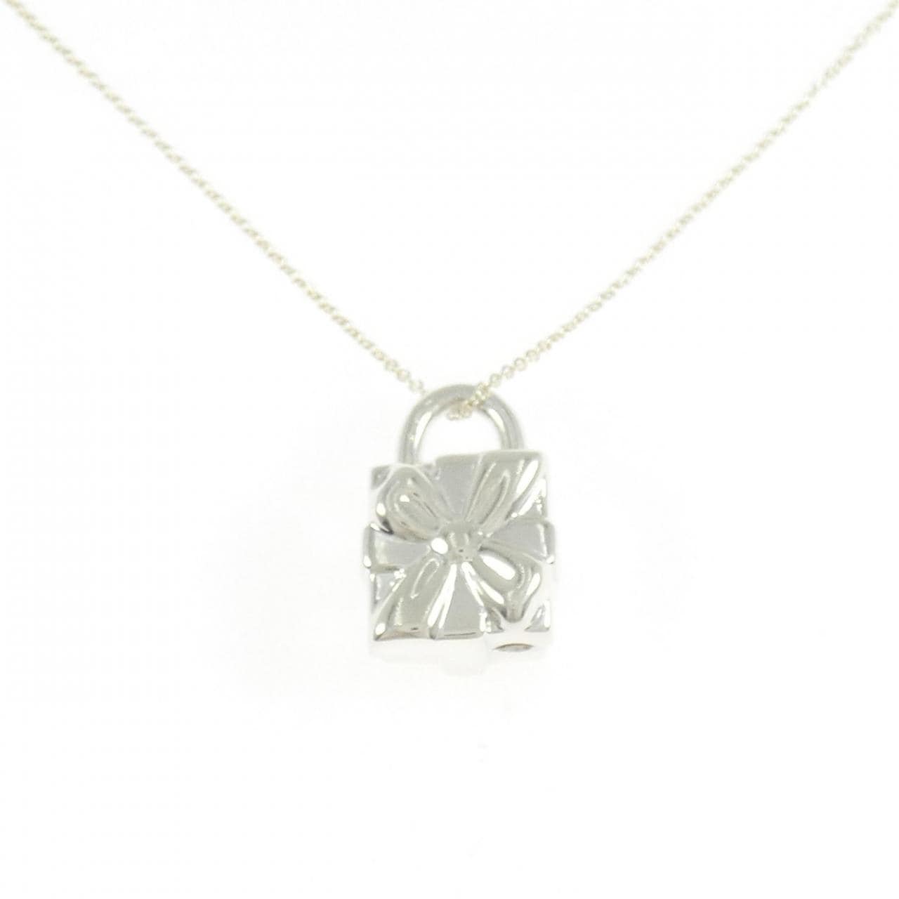 ティファニー ボウ ボックス ネックレス