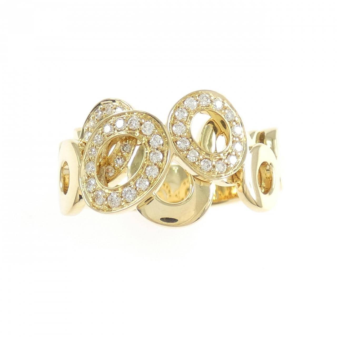 750YG ダイヤモンド リング 0.35CT