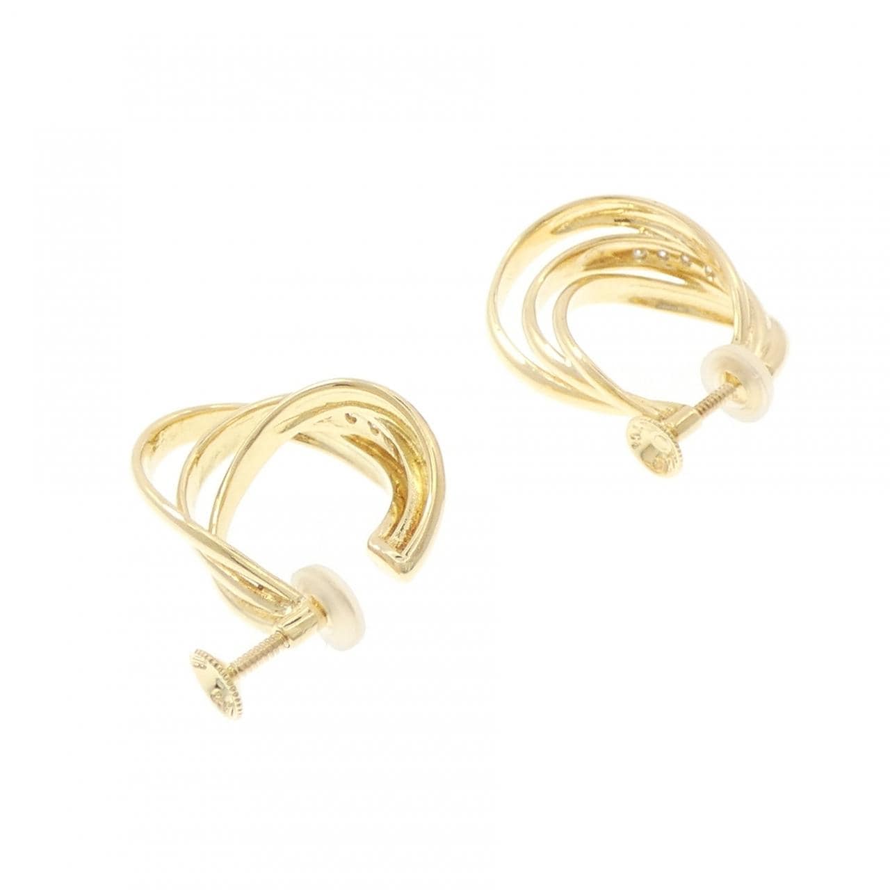 ミキモト ダイヤモンド イヤリング 0.14CT