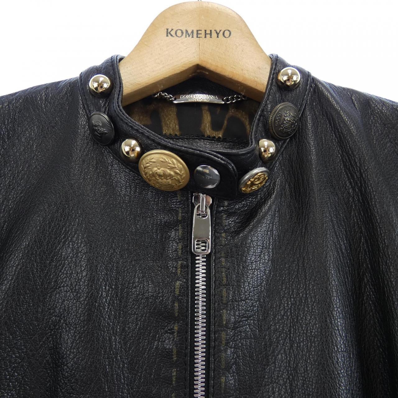 DOLCE&GABBANA DOLCE&GABBANA Leather Rider's Jacket