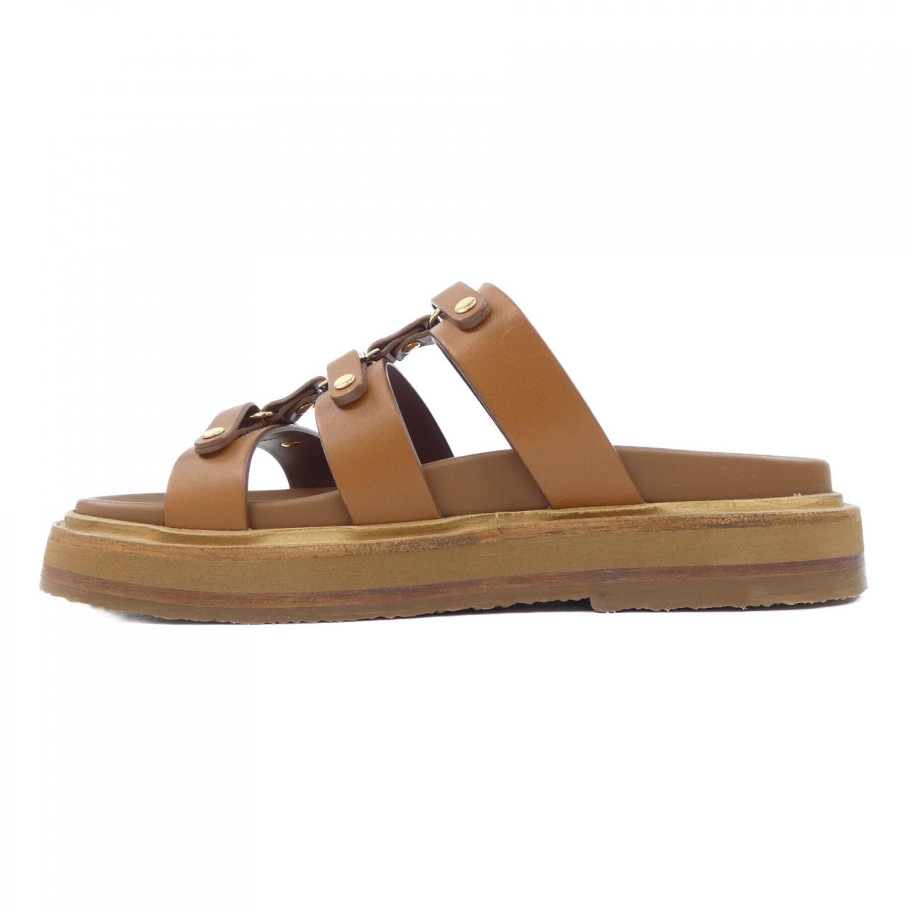 セリーヌ CELINE スライドティッピ トリオンフウエッジミュール 357283766C サンダル