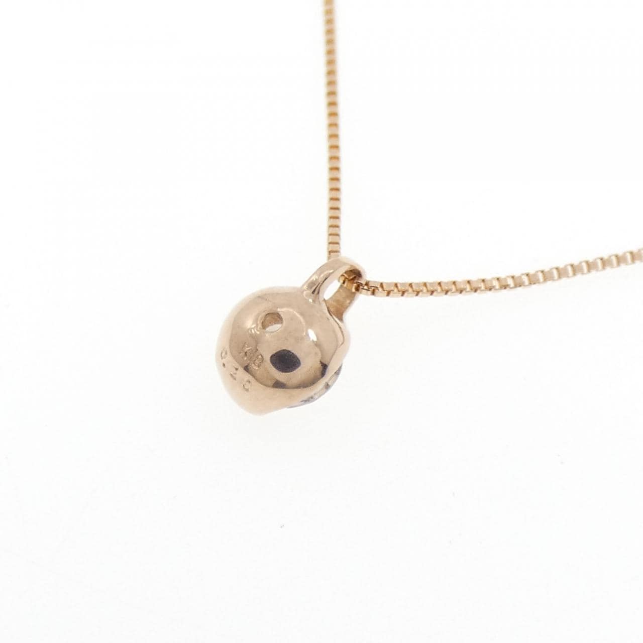 K18PG ダイヤモンド ネックレス 0.20CT