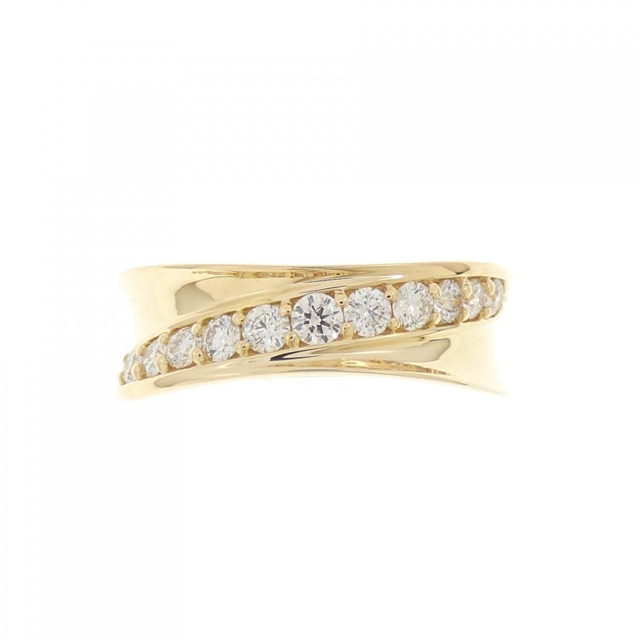 K18YG ダイヤモンド リング 0.38CT