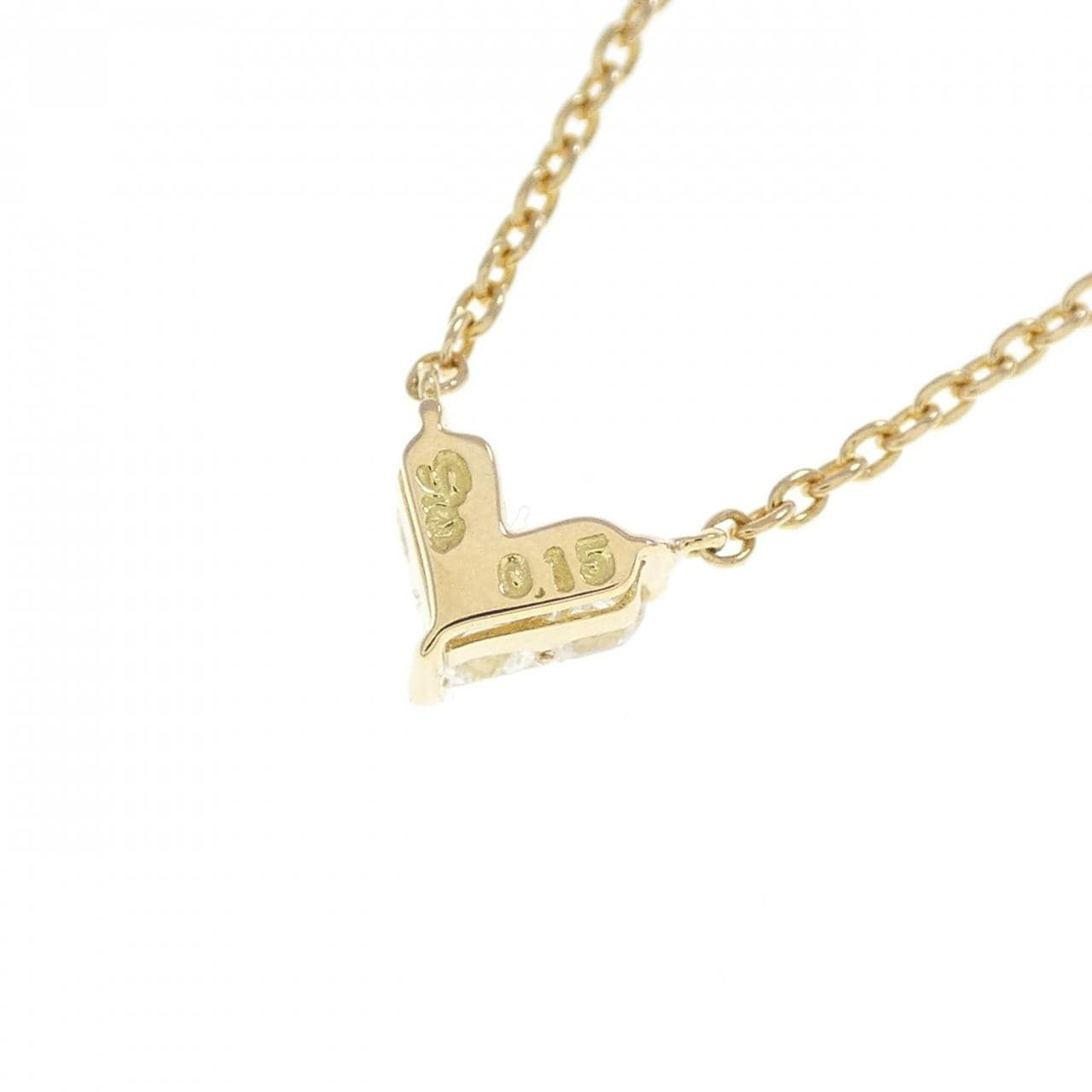 スタージュエリー ミステリアスハート ネックレス 0.15CT