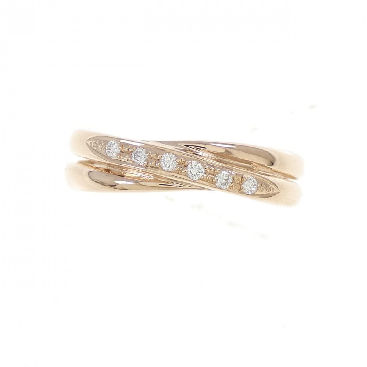 K18PG ダイヤモンド リング 0.05CT