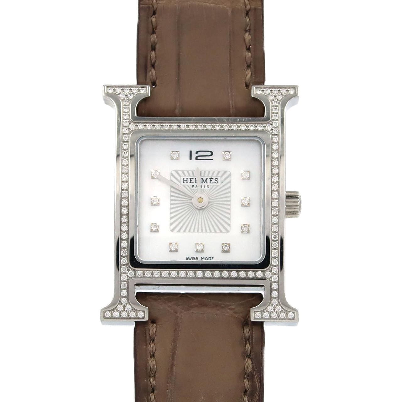 HERMES H 手錶/D･11P HH1.235 SS石英