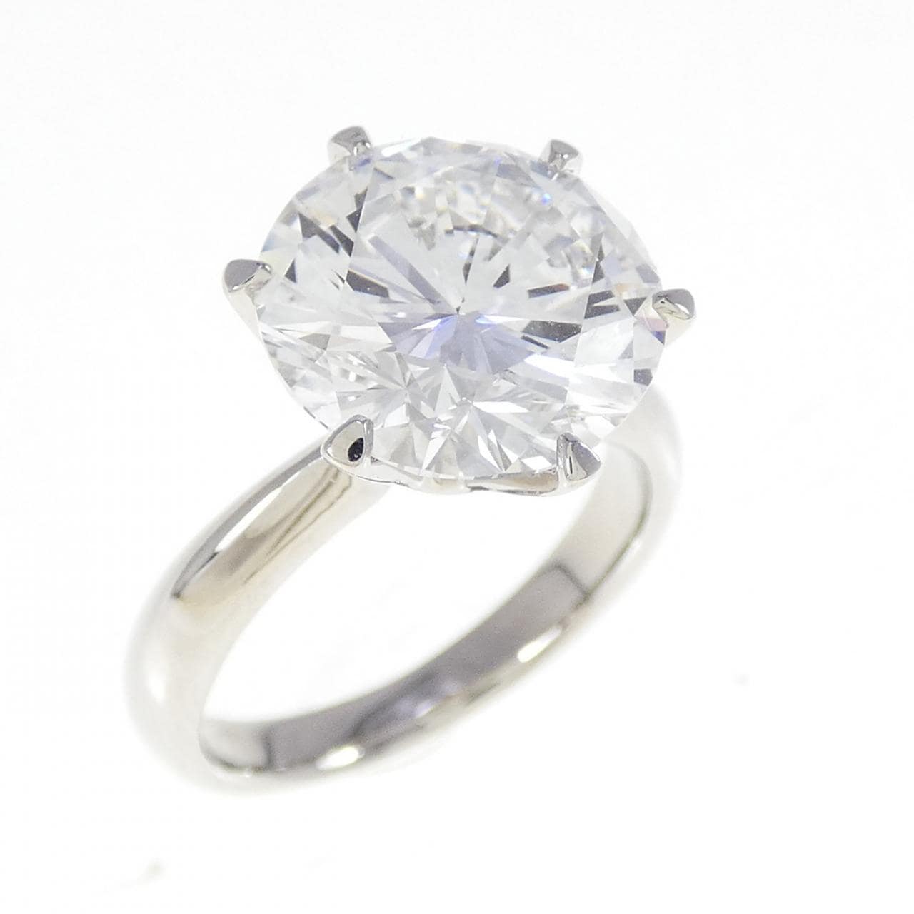 【リメイク】PT900 ダイヤモンド リング 5.110CT D SI1 EXT